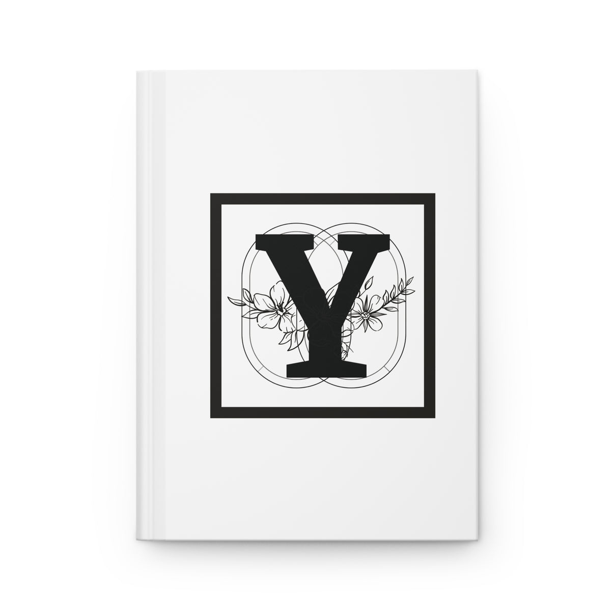 Letter Y Minimalist Design - SorshaNova - Hardcover Blank-Lined Journal Matte