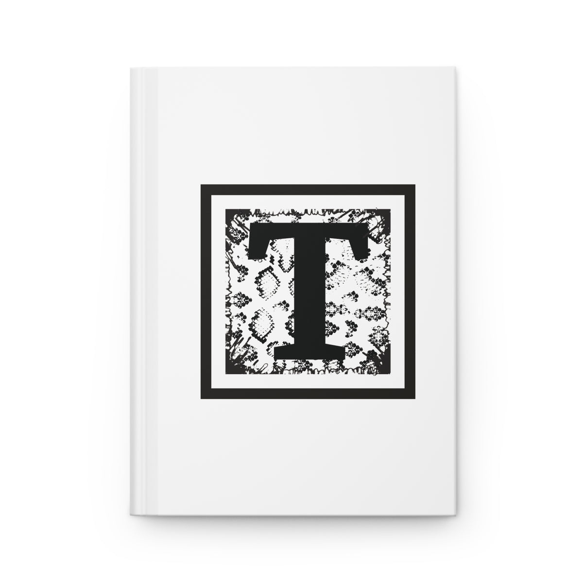 Letter T Minimalist Design - SorshaNova - Hardcover Blank-Lined Journal Matte