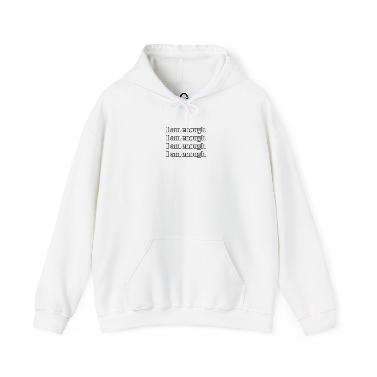I Am Enough x4 Mantra Design - SorshaNova - Unisex Heavy Blend™ Hooded Sweatshirt