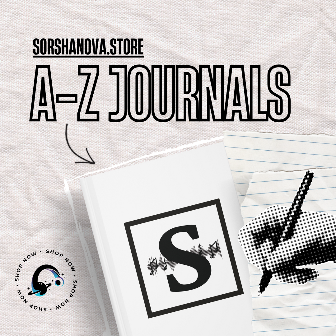 Letter S Minimalist Design - SorshaNova - Hardcover Blank-Lined Journal Matte