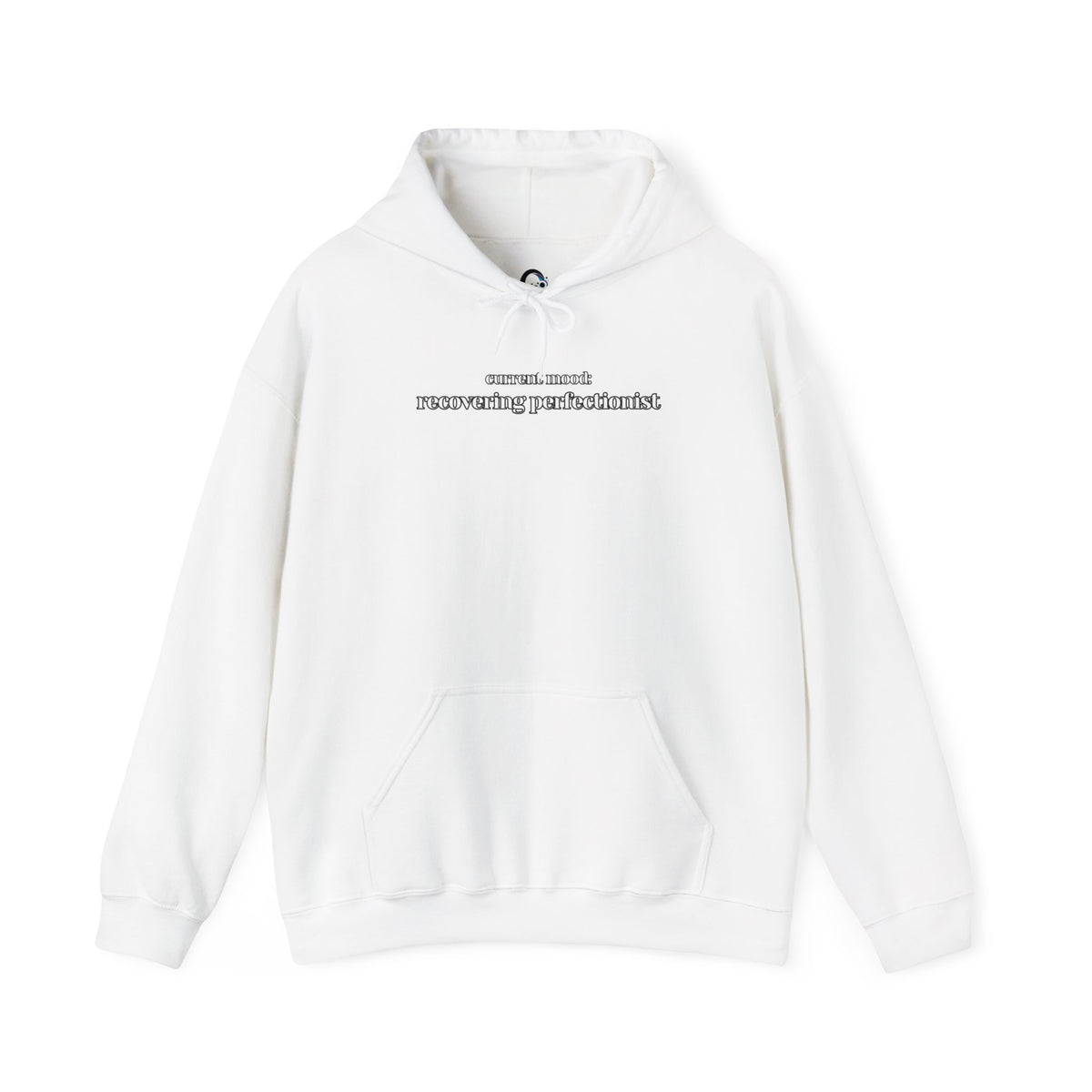 Current Mood: Recovering Perfectionist Design- SorshaNova - Unisex Heavy Blend™ Hooded Sweatshirt