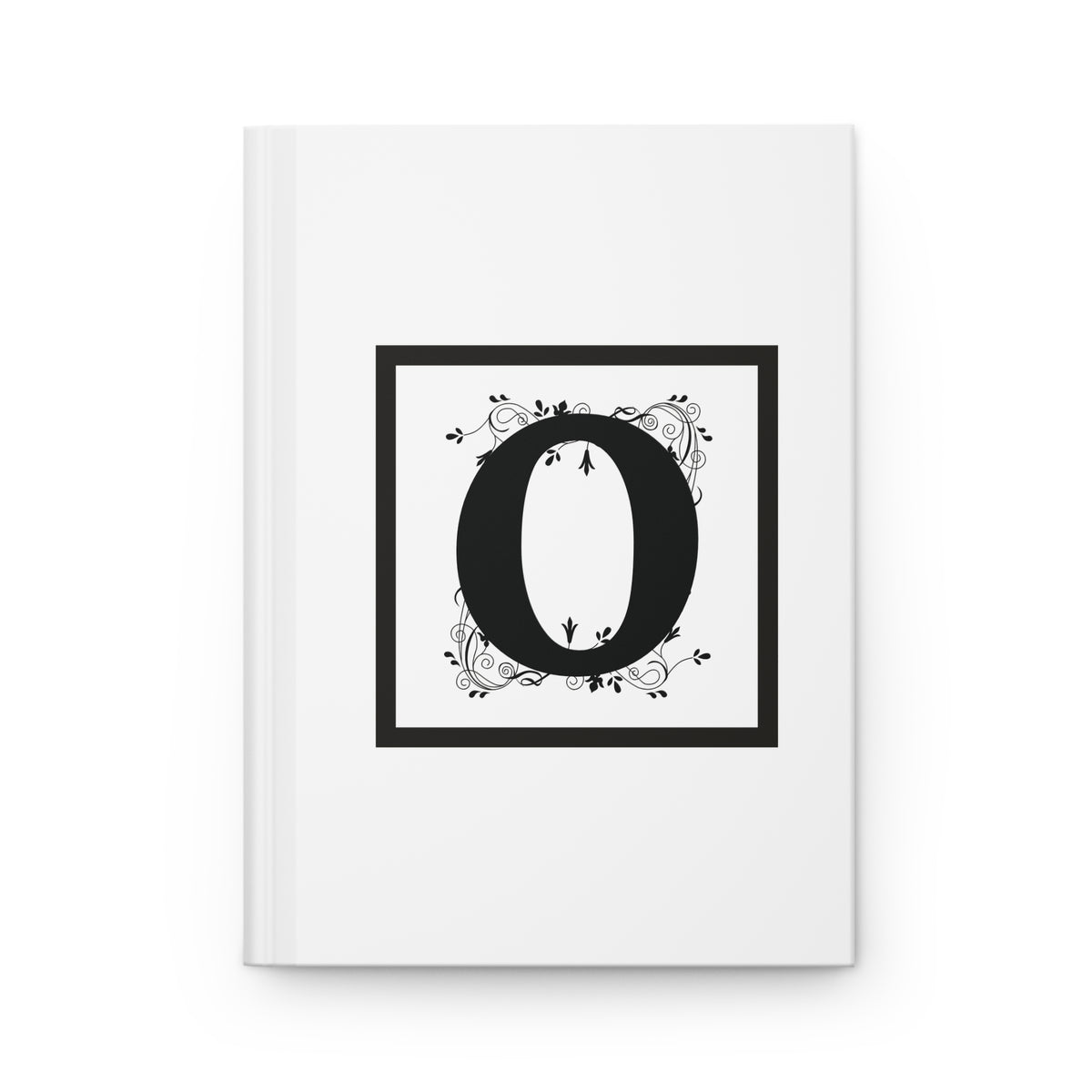 Letter O Minimalist Design - SorshaNova - Hardcover Blank-Lined Journal Matte