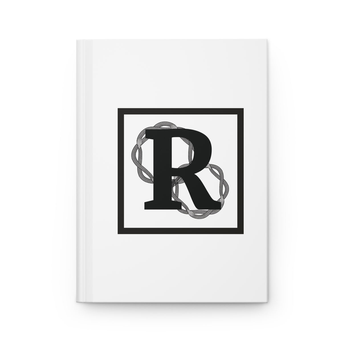 Letter R Minimalist Design - SorshaNova - Hardcover Blank-Lined Journal Matte